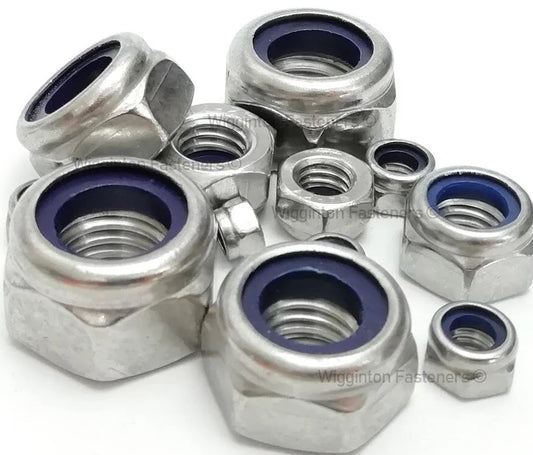 Nyloc Nuts - Zinc Plated