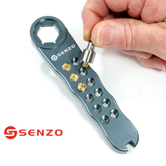 Senzo Rotax Jet Driver Spanner Holder Driver With Magnet Titanium Colour