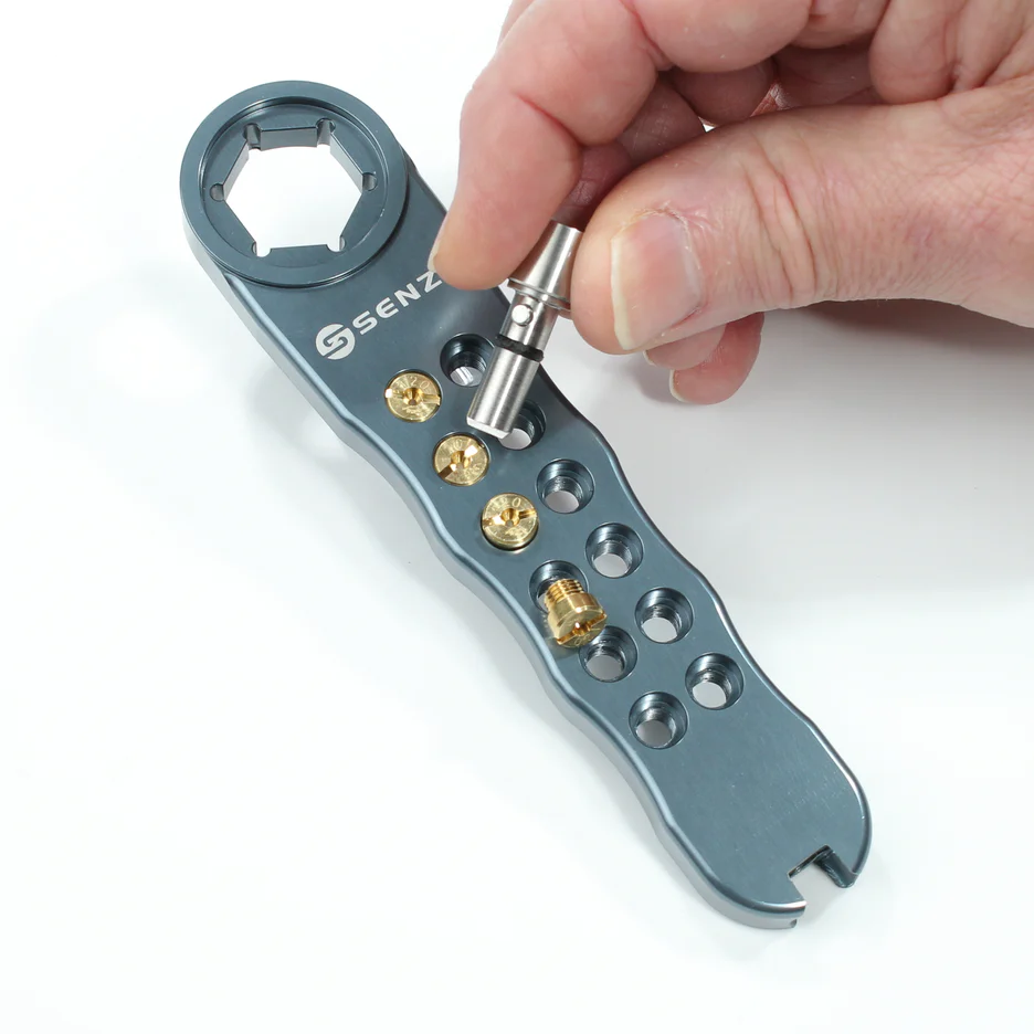 Senzo Rotax Jet Driver Spanner Holder Driver With Magnet Titanium Colour