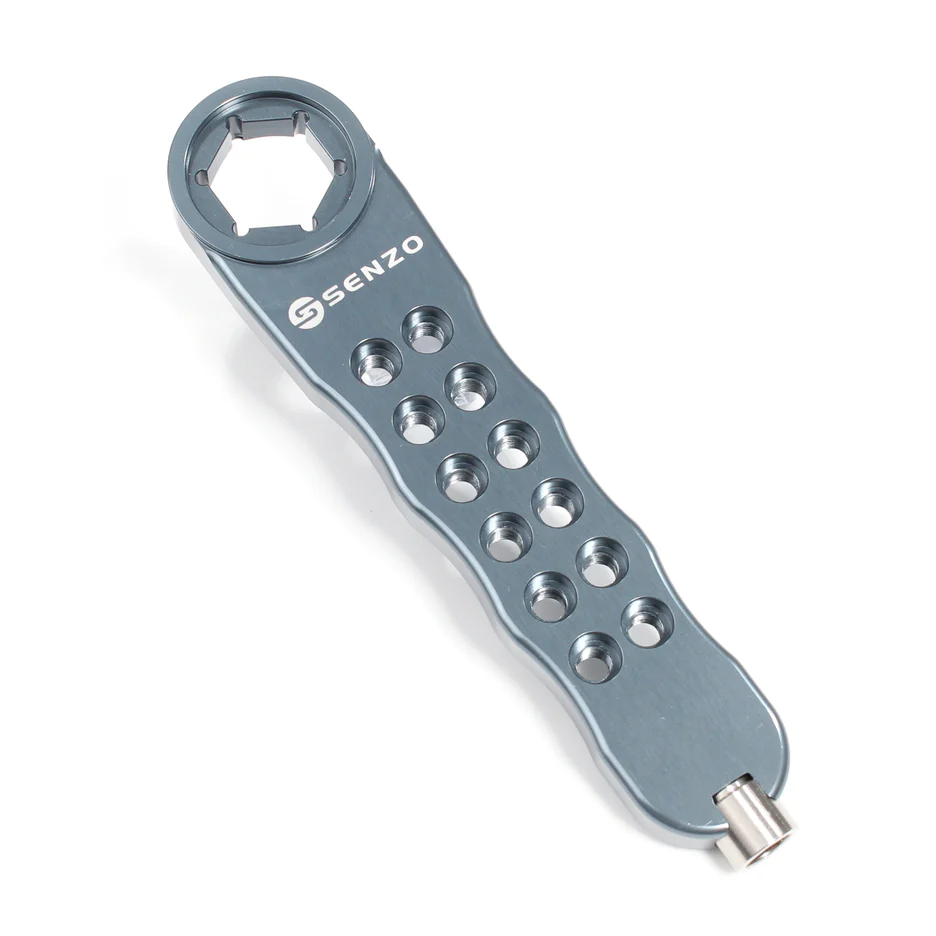 Senzo Rotax Jet Driver Spanner Holder Driver With Magnet Titanium Colour