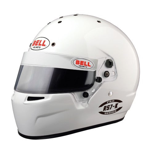 Bell RS7 K Kart Helmet White K2020