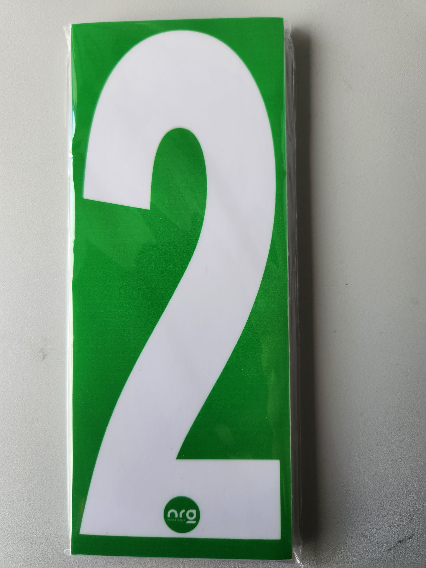 Karting Numbers White/Green (Pack of 4)