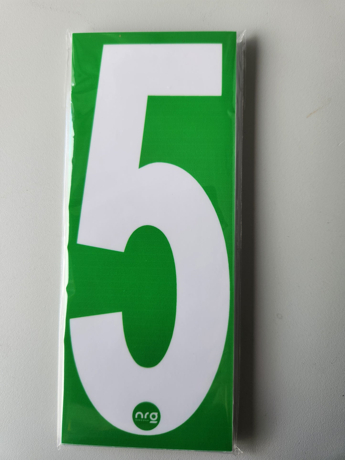 Karting Numbers White/Green (Pack of 4)