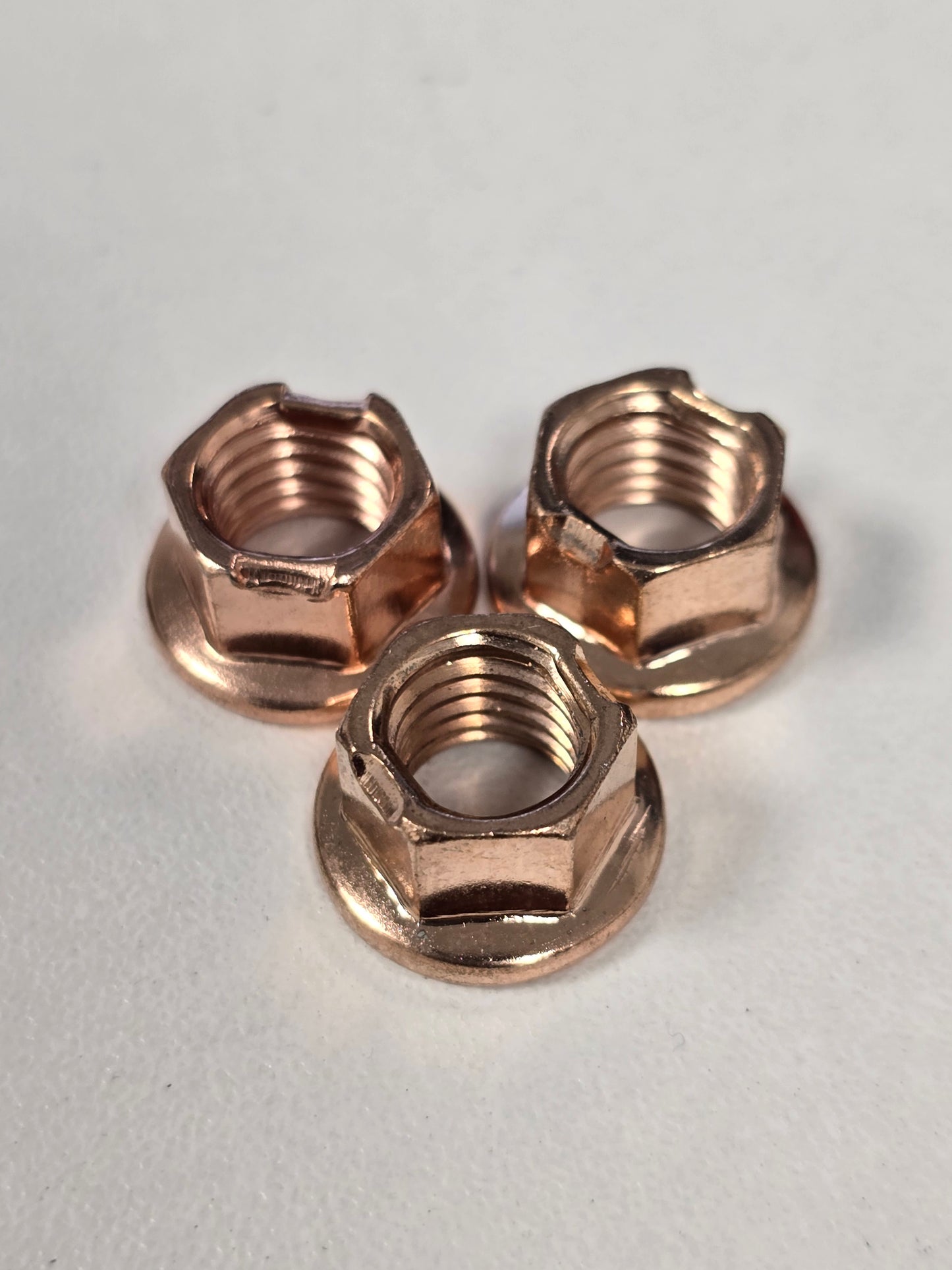 Wheel hexagonal self-locking nut (copper K nut) Pack of 12