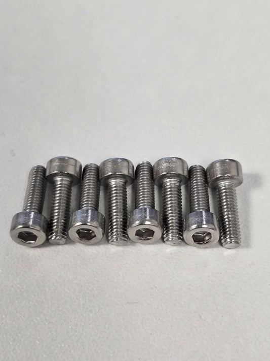 Castor Adjuster Screw - Cap head M3x 10mm (Pack of 8)