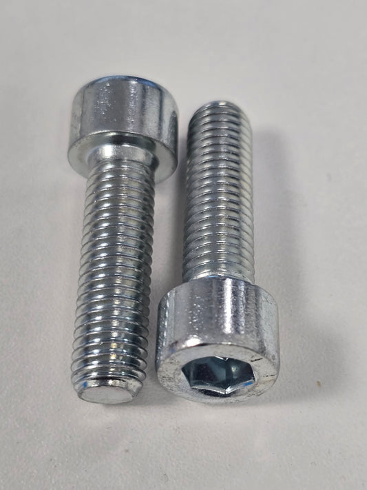 M10 Cap Head Hex Bolt - 8.8 Zinc (Pack of 2)