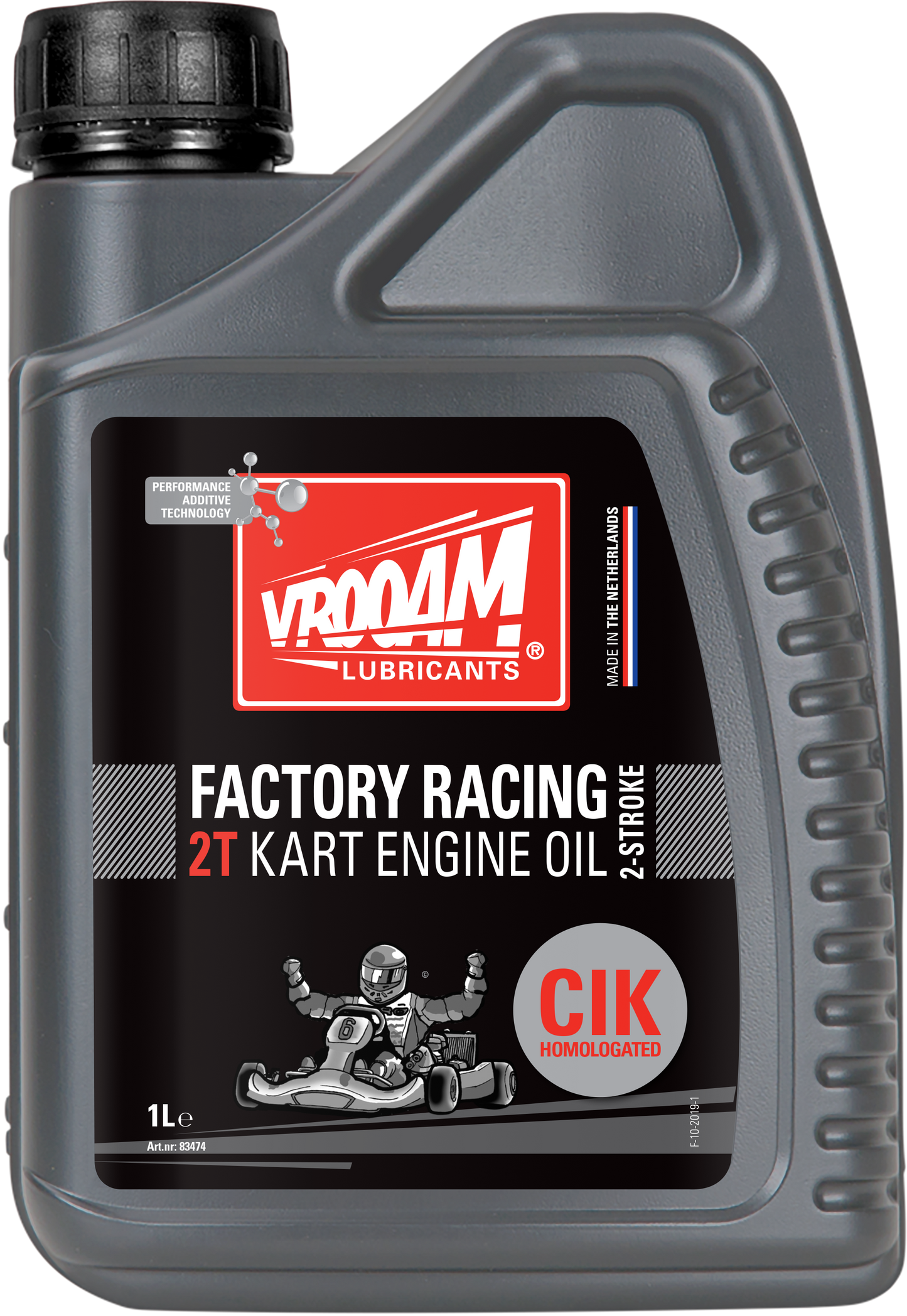 Vrooam Factory Racing, 2T oil, CIK Homolegated