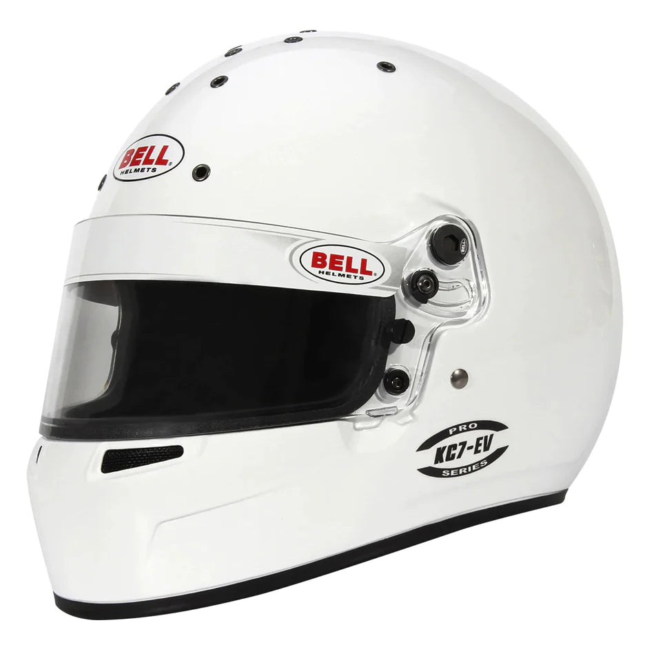 Bell KC7 EV CMR Kart Helmet - White